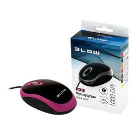 Marque + GENERIQUE – Optical Mouse Blow MP-20 Quick Change Base USB Pink