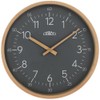 PRIM Grey Wooden Wall Clock Wall Clock Will Satisfy Everyone,