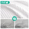 PHF Ultra Soft Waffle Weave Comforter Set California King Size,