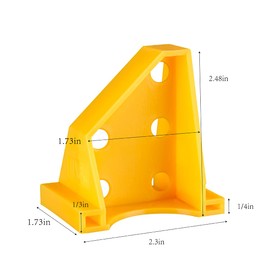 Professional Flooring Spacers Set for Laminate, Vinyl Plank, Hardwood Floors - Precision 1/4" & 1/3" Gaps - Durable Reusable Floor Installation Tools - Easy to Use(20, Yellow, 1/4” & 1/3”)