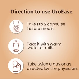 VEDIKROOTS UroEase | Ayurvedic Herbal Supplement for Kidney Health & Uric Acid Levels | Supports Urinary Tract Health | 60 Veg Capsules
