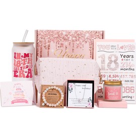 18th Birthday Gifts For Girls，Gifts For 18 Year Old Girl，18 Year Old Girl Birthday Gifts，18th Birthday Gifts，8 Pieces Unique 18th Birthday Gifts For Daughter, Niece, Granddaughter,18th Gifts For Christmas