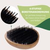 PARSA Beauty Professional Detangling Brush Made of FSC Certified Bamboo
