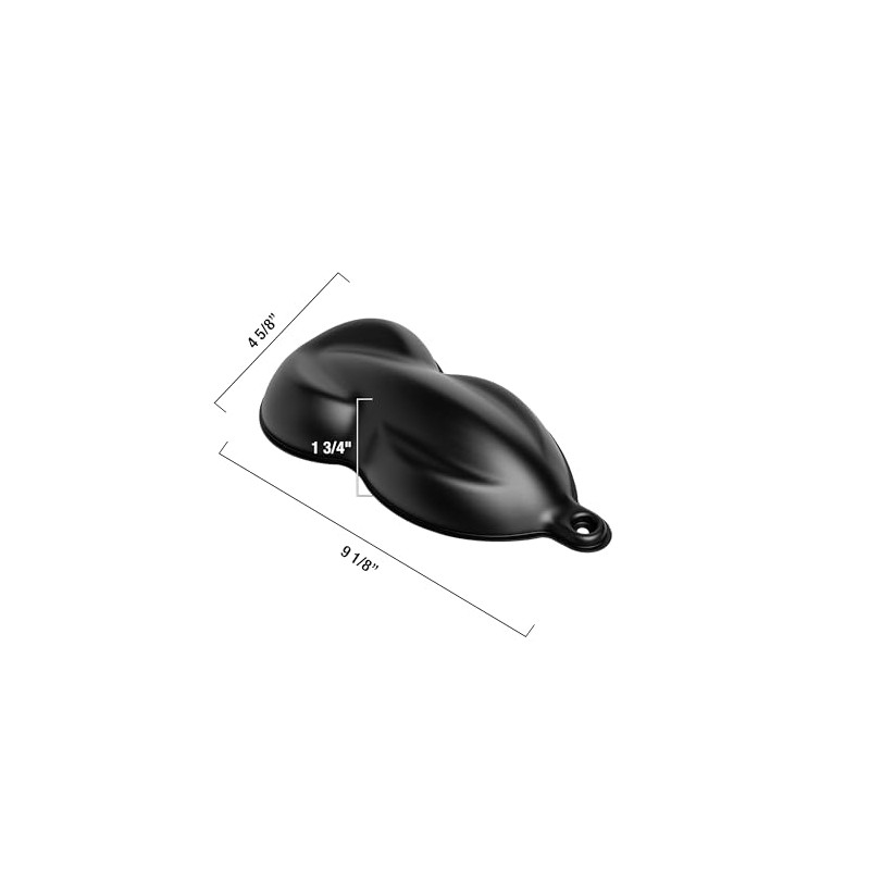 Speed Shapes (10) Black Plastic Car Models for Auto Paint