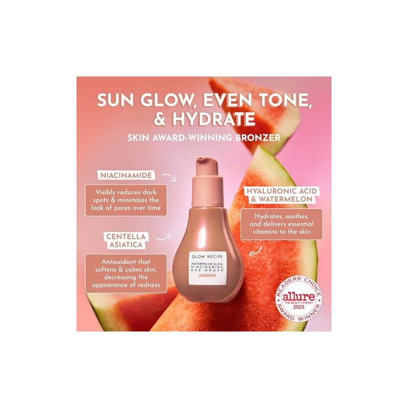 Hue Drops Face Serum Glow Bronzing Drops + Tinted Serum