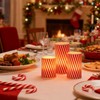 Wondise Christmas Flameless Flickering Pillar Candles with Remote Timer