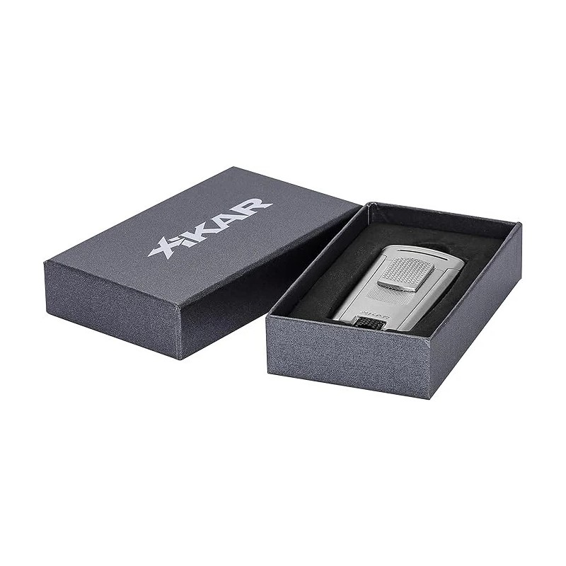 Xikar Astral Single Jet Flame Cigars, Silver