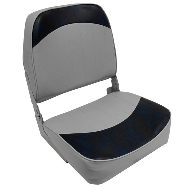 Wise 8WD734PLS-660 Low Back Boat Seat, Grey/Blue