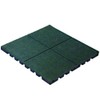 KIDWISE PlayFall Playground Safety Surfacing Green - 2' x 2'