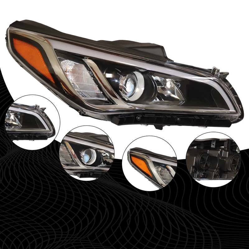 CHUNILLE For 2015-2017 Hyundai Sonata Factory Headlight Front Right Passenger