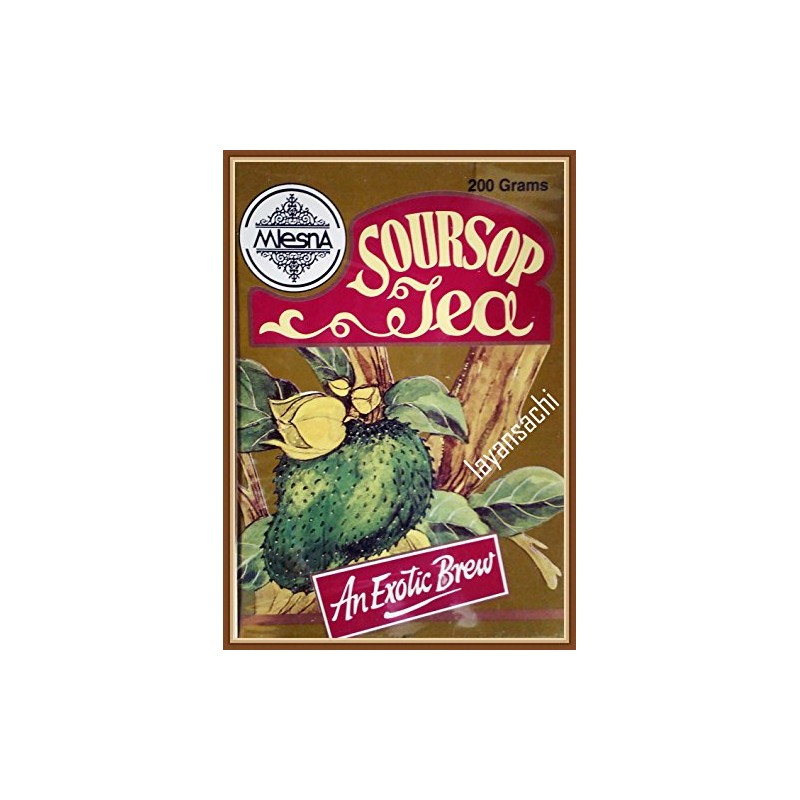 Mlesna Pure Ceylon Soursop Black Tea Loose Tea Boxes. 200g
