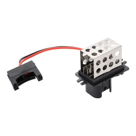 Motoforti HVAC Blower Motor Resistor Heater Blower Motor Resistor for Renault Clio mk-1 1994-1998 Metal ABS No.7701034875 Black