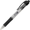 Integra Gel Pen, Retractable, Comfort Grip, 0.7mm Point, Black (Pack