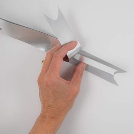 Baby Girl Gift Wrap Pack, Two Sheets, Two Matching Tags and Two Pale Pink Pull Bows, Arrives in an A4 Boarded Envelope for protection, Baby Shower/Birth, First Birthday, Christening,