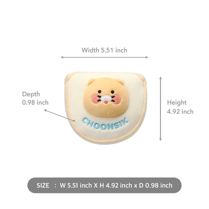 KAKAO FRIENDS GOLF Soft Mallet Putter Cover, Character Golf Club