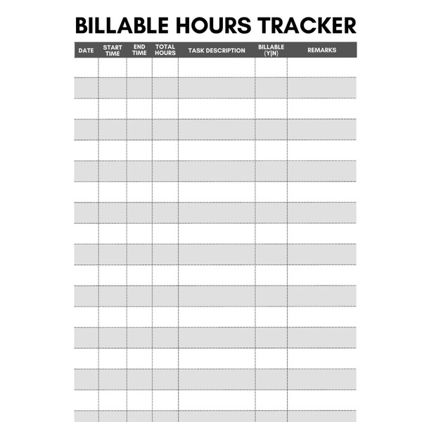 Billable Hours Tracker