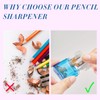Pack of 4 Double Pencil Sharpener Pencil Sharpener Children's Sharpener