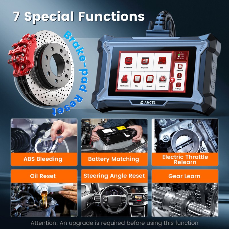 ANCEL Automotive OBD2 Scanner ABS/SRS/AT/Eng