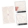TOVINANNA 12sheets Creative Temporary Face Stickers for Women Makeup Transfers