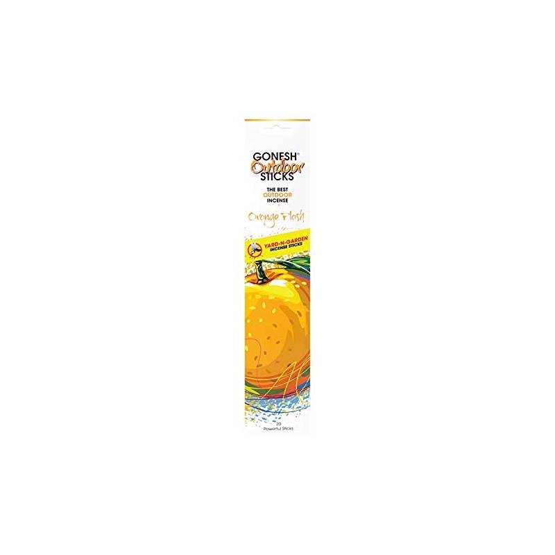 大香 GONESH (ガーネッシュ) インセンス スティック OUTDOOR ORANGE FLASH 20本入