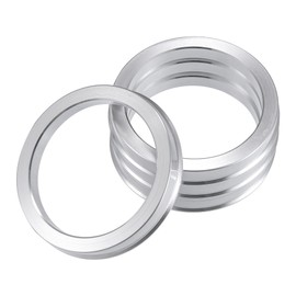 X AUTOHAUX 4pcs OD 74.1mm to ID 60.1mm Aluminum Alloy Car Auto Hub Centric Rings Wheel Bore Center Spacer