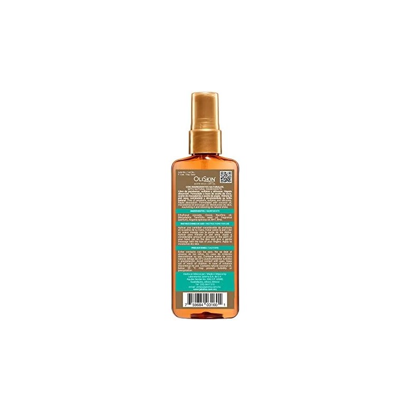 Oliskin, Aceite Seco de Coco, Macadamia y Argán, 100ml