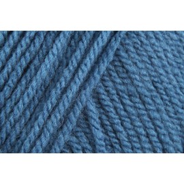 Sirdar Hayfield Bonus Chunky Crochet Yarn, 100% Acrylic Soft Knitting Wool for Cardigans, Jumpers, Sweaters, Ponchos and Capes - 100g Ball - Denim (994) - Single (1 Ball)