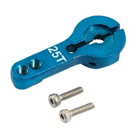 AZDelivery Aluminium 25T Servo Arm Horn for HD Servo MG995 MG996R MG946 Red RC Servo Arm RC Accessories for Most RC Model Cars Metal Servo Horn Arm with Replacement Screw
