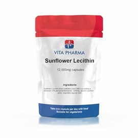 VITA PHARMA Sunflower Lecithin 12,000mg 365 Capsules