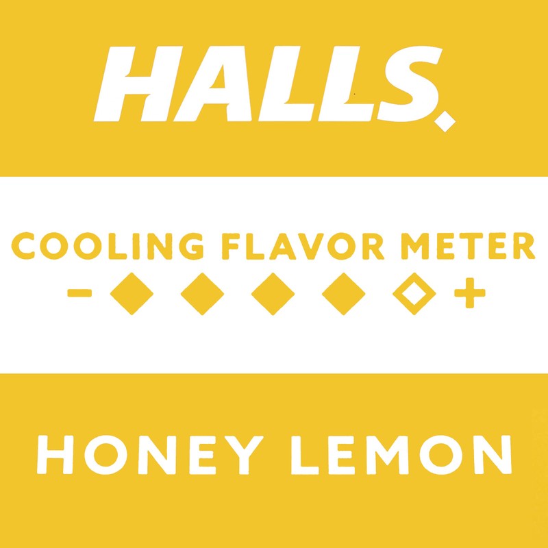 Halls Relief Honey Lemon Cough Drops, Value Pack, 140 Drops
