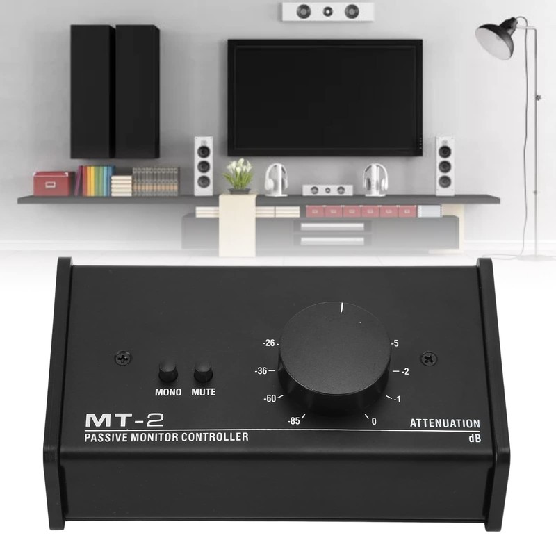Leapiture Passive Monitor Controller, Passive Studio Monitor Controller with XLR