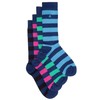 SWOLE PANDA Striped Bamboo Sock Bundle - Four Pairs