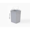 Hailo 1008879 Inner Bucket Replacement Bin with Handle for Tandem