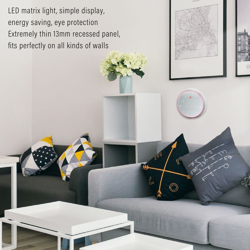 Wireless Smart Thermostat Accurate Programmable WiFi Thermostat Voice APP Control