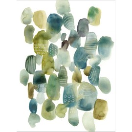 ART.COM Stretched Canvas Print Skip Hop I by Chariklia Zarris, 12" x 16"