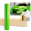 60"x240" (5FTx20FT) Matte Metallic Satin Pearl Apple Green Vinyl Wrap