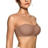OEAK Womens Strapless Bras Push Up Bandeau Bra Non Slip