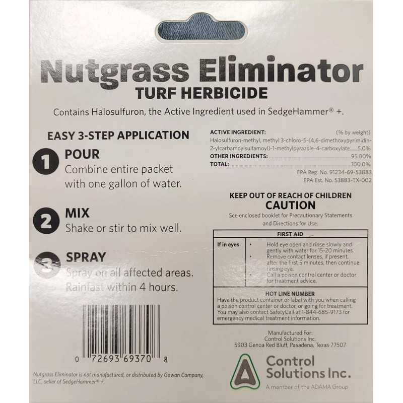 Martin's Nutgrass Eliminator, Turf Herbicide 0.5 oz