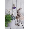Carnac Resin Antique Animal Rabbit 03, White, 2.3 x 3.1