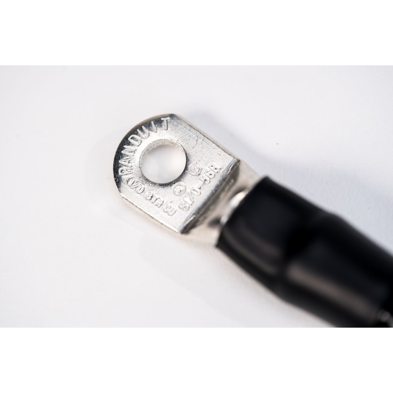 Spartan Power 2 AWG 4 Foot Alligator Clamp Battery Cable