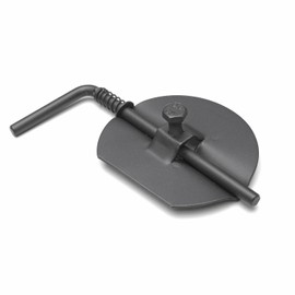 raik Smoke Pipe/Stove Pipe Throttle Valve for Diameter 130 mm Sheet Steel Cast Grey SH021-130-gg