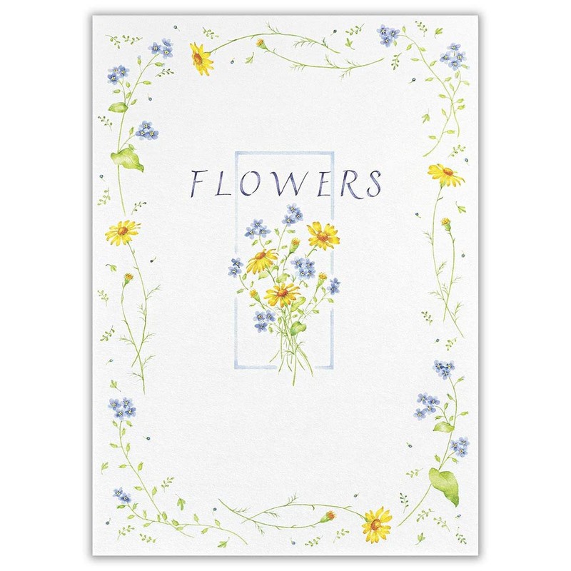 Enuby EA B6 Stationery Paper Flowers Stationery Envelopes Set |