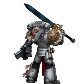 JOYTOY Warhammer 40K Action Figure Grey Knights Strike Squad Justicar 1/18 Collection Model