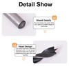 Foyscr 5 Piece 8mm Brad Point Wood Drill Bits, Professional
