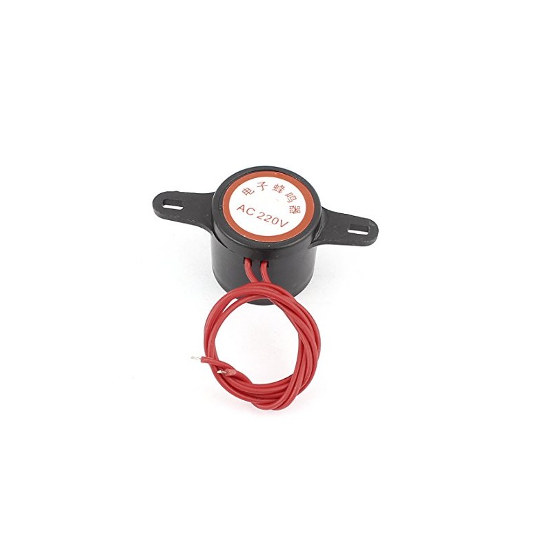 sourcing map AC 220V Wired Industrial Beep Sound Electronic Buzzer