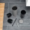 bremermann Rialto Toilet Brush Stand Stainless Steel / Metal (Grey)