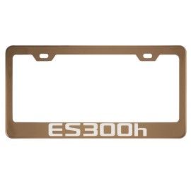 MVP Rose Gold License Plate Frame for ES300h
