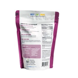 On Target Living Smoothie Blend- 14 oz | Real Nutrition from The Source | Flax, Chia, Hemp, Cacao |