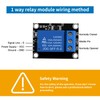 VooGenzek Pack of 5 12 V 1 Channel Relay Module