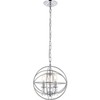 Living District Wallace 3 Light Chrome Pendant